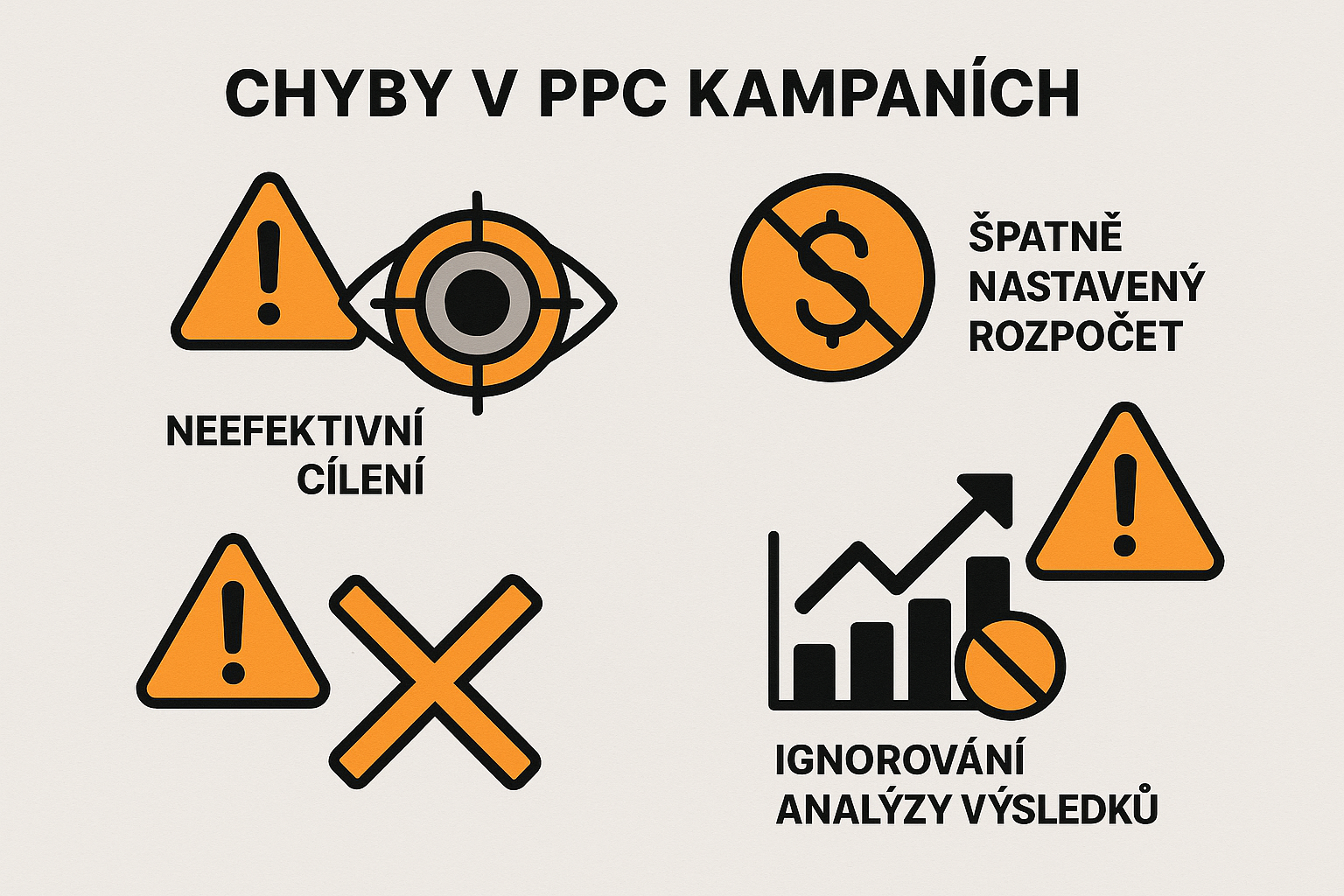 Nejčastější chyby při správě PPC kampaní